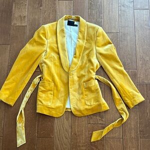 Elegant Yellow Blazer for Men